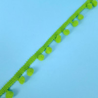 Pom-Pom traka / 10 mm / Zelena