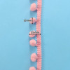 Pom-Pom traka / 10 mm / Roze