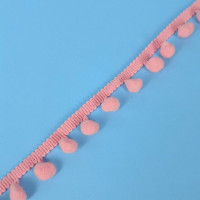 Pom-Pom traka / 10 mm / Roze