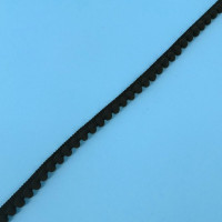 Pom-Pom traka / 10 mm / Crna