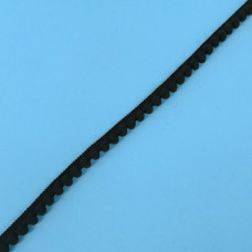 Pom-Pom traka / 10 mm / Crna