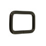PREMIUM Metalna pravougaona alka 25 mm 
