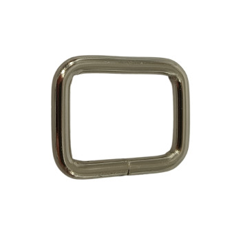 PREMIUM Metalna pravougaona alka 25 mm 
