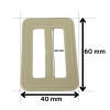 PREMIUM Plasticna snala 40 mm