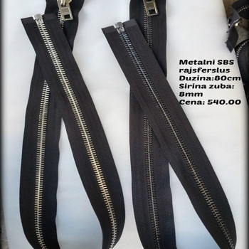 Rajsferslus T8 - 80 cm - Deljiv - SBS