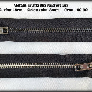 Rajsferslus T8 - 18 cm - Nedeljiv - SBS