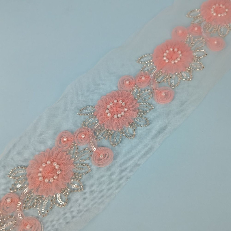 Ukrasna traka / Perlice - Biser / 55 mm